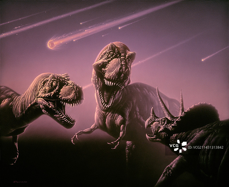 恐龙的死亡图片素材