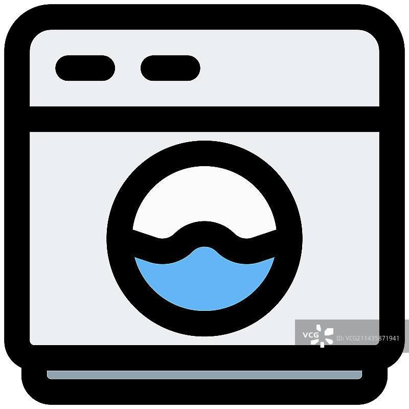 洗衣机是洗衣服的电动设备图片素材