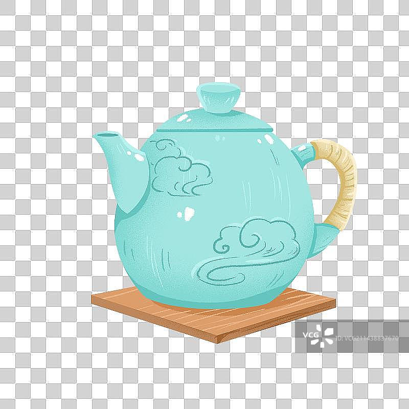 中式国风茶文化茶具茶壶素材图片素材