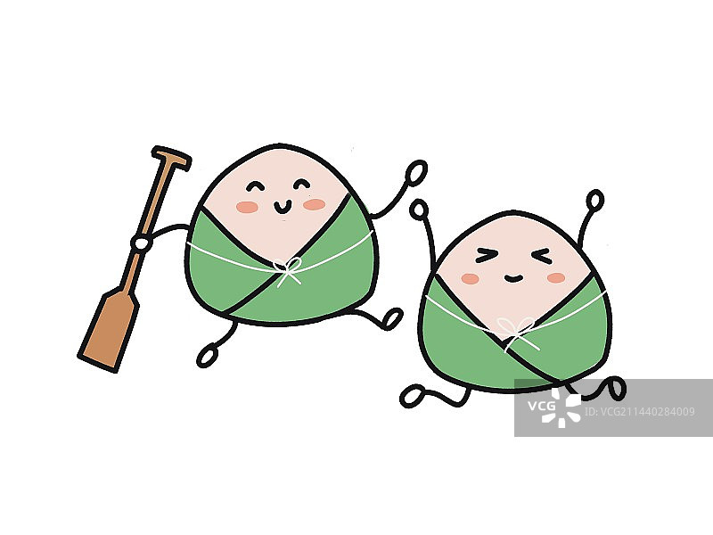 端午节粽子手绘卡通图片素材