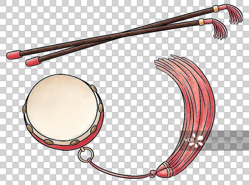 学生乐器民族乐器传统音乐凤阳花鼓打击乐图片素材