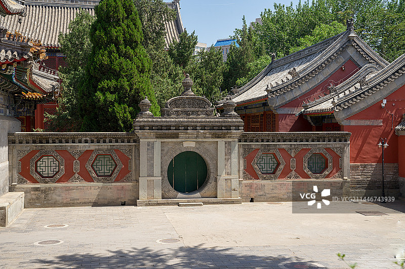 北京万寿寺西洋门图片素材