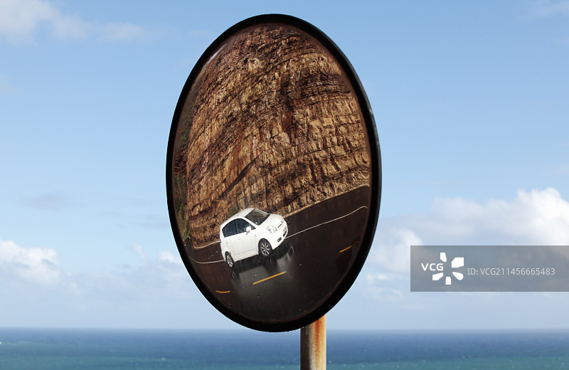 南非查普曼峰大道的镜景图片素材