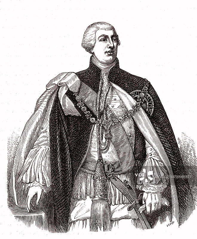 乔治三世，英国君主图片素材