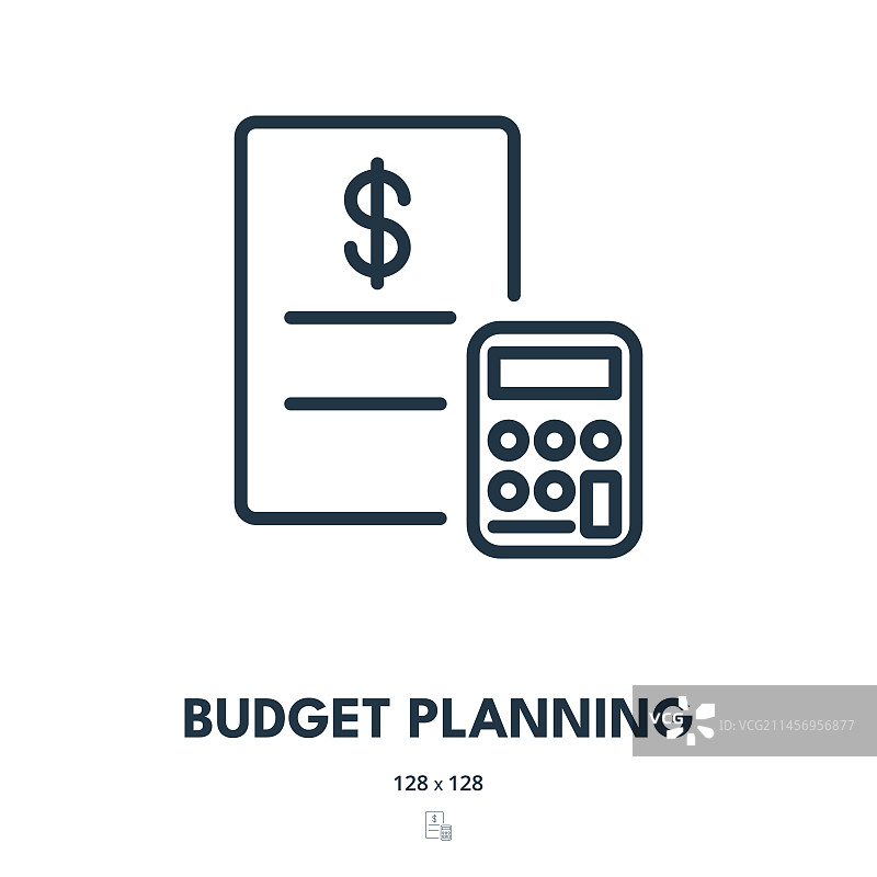 预算规划图标会计预算图片素材