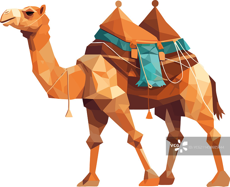 孤立的骆驼图标图片素材