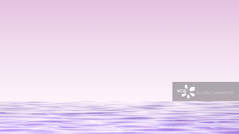 紫色水波天空背景三维3D图片素材