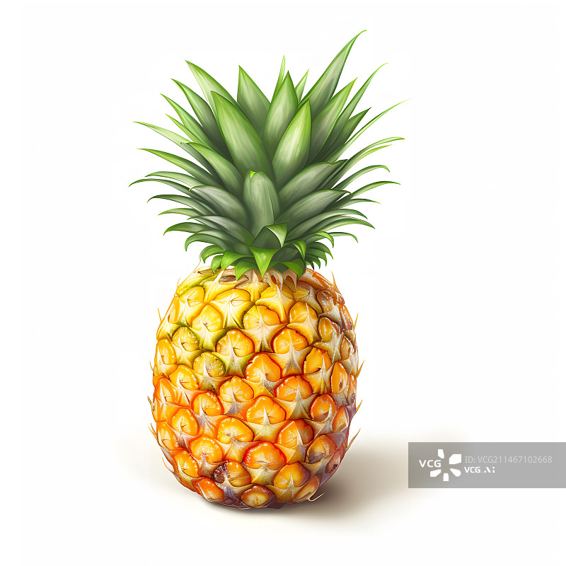 【AI数字艺术】菠萝图片素材