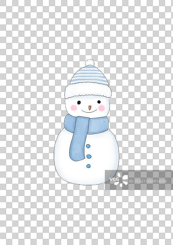 圣诞节元素雪人图片素材