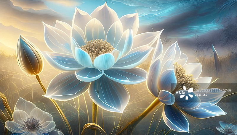 【AI数字艺术】花的特写，花的背景，春天背景图片素材