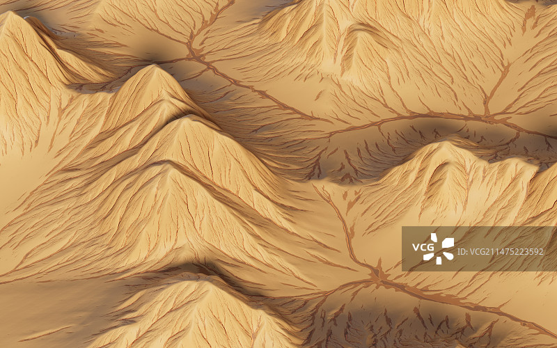 户外山脉地形背景3D渲染图片素材