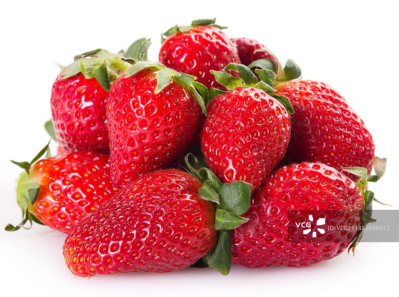 红色的草莓水果图片素材