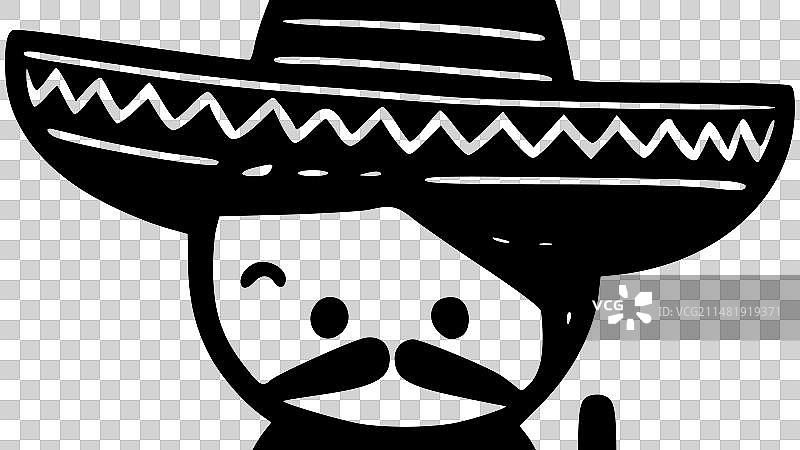 墨西哥-高品质的标志-理想的t恤图片素材