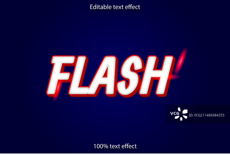 Flash可编辑的文字效果卡通风格图片素材