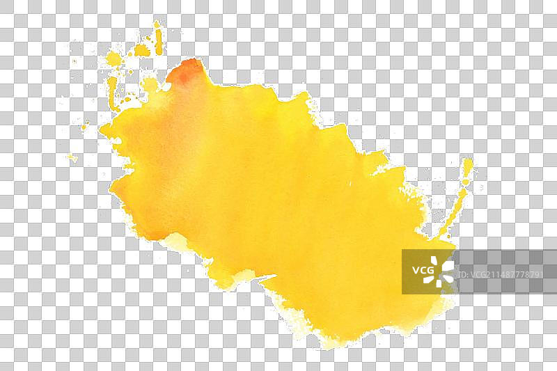 艺术黄色液体喷溅抽象图片素材