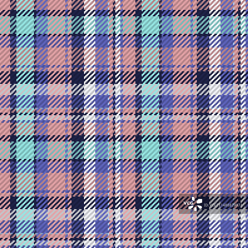 苏格兰格子格的无缝图案图片素材