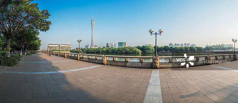 广州珠江新城CBD全景图片素材