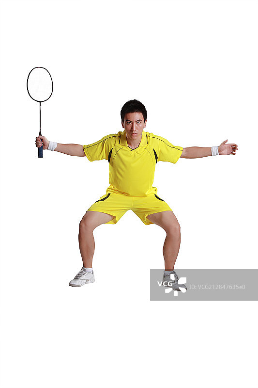 羽毛球运动员图片素材