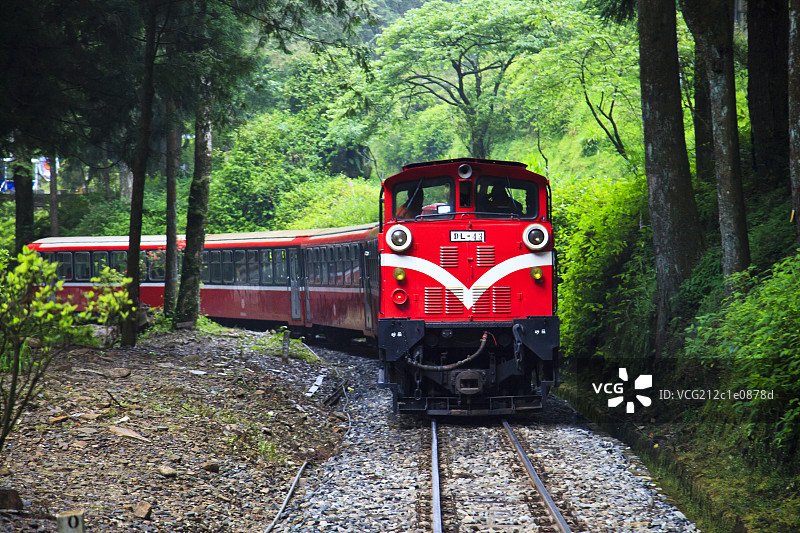 台湾阿里山小火车图片素材