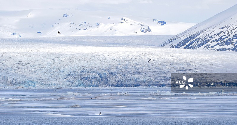 Jökulsárlón冰川泻湖，冰岛图片素材