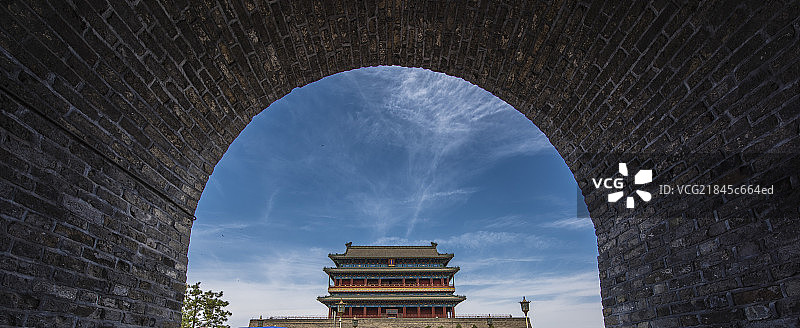 北京前门正阳门城楼图片素材