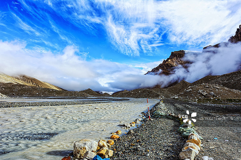 珠穆朗玛峰风光图片素材