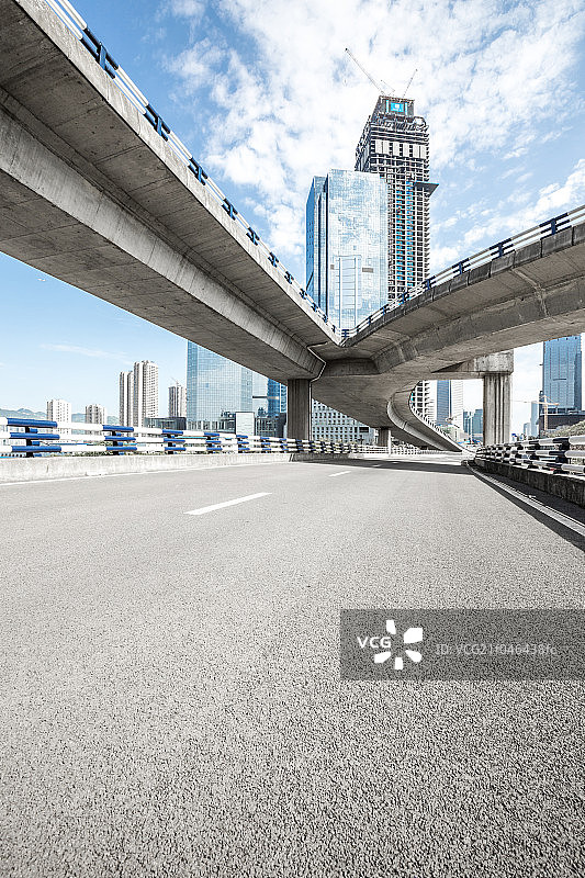 江北金融城立交桥高架路图片素材
