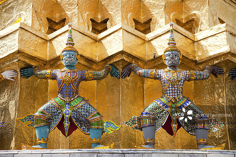 泰国, 曼谷, 大皇宫, 玉佛寺图片素材