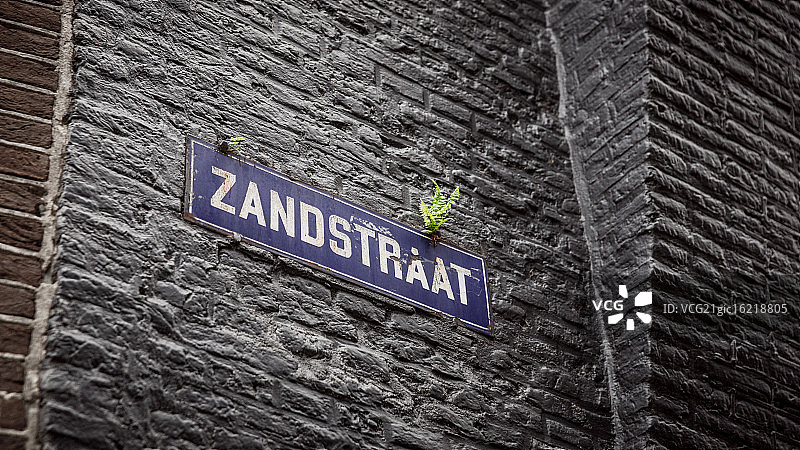 阿姆斯特丹的路牌图片素材