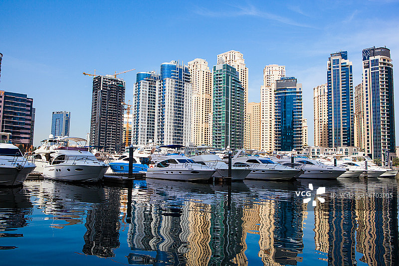迪拜城市风光图片素材