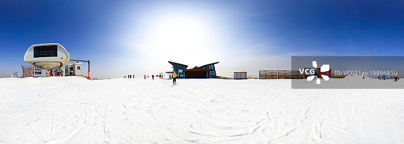 冬季的滑雪场图片素材