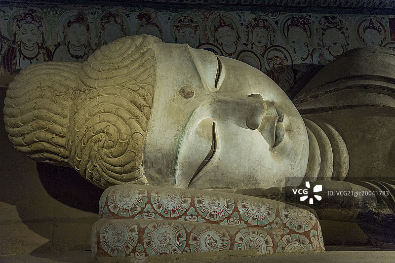 敦煌石窟佛像艺术图片素材
