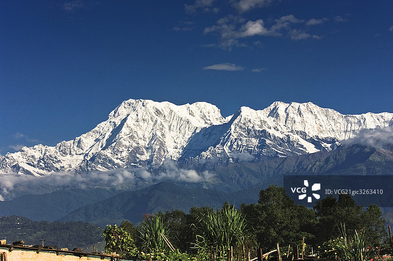 尼泊尔安娜普纳峰图片素材