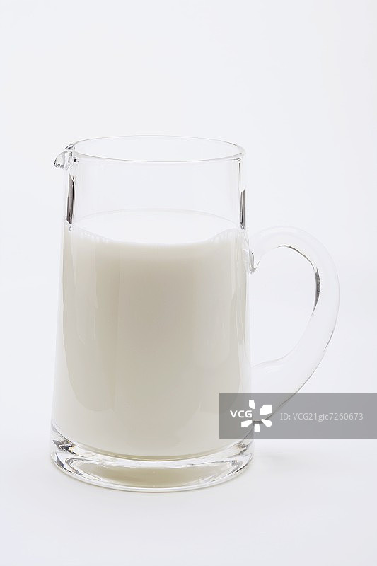 玻璃壶牛奶图片素材