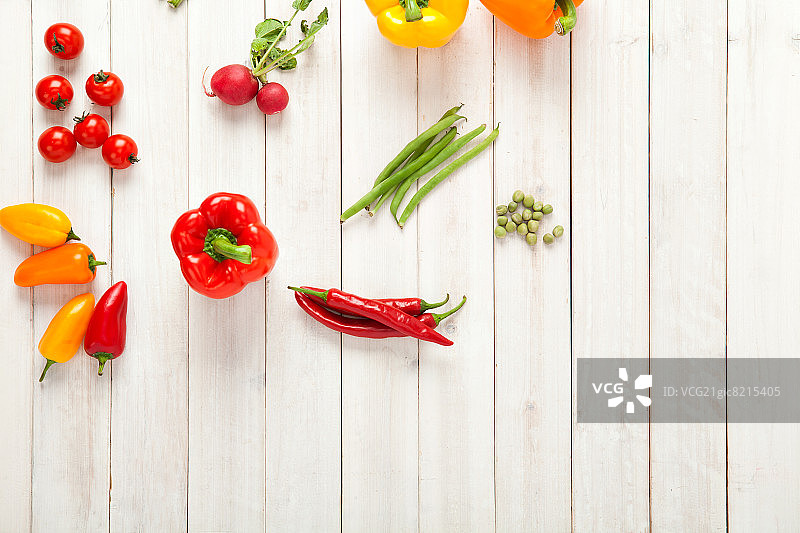 红辣椒，西红柿，红辣椒，迷你红辣椒，白菜，豌豆，青豆图片素材