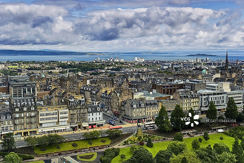 爱丁堡的天际线图片素材