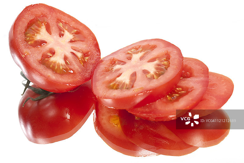 切新鲜的西红柿图片素材
