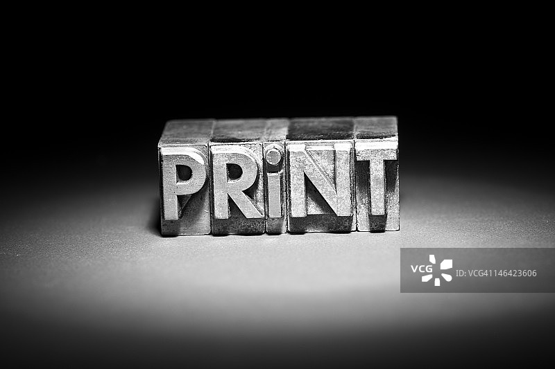 复古信印刷机-印刷图片素材