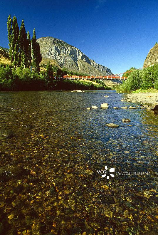智利科伊海克的辛普森河图片素材