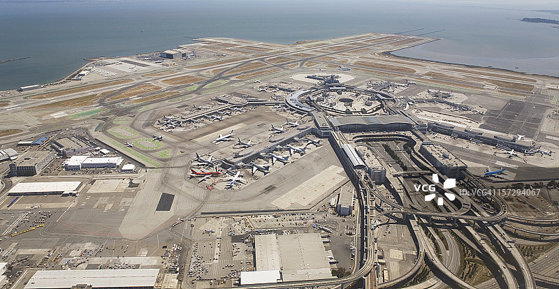 旧金山机场图片素材