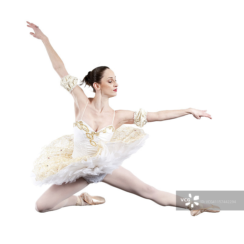 优雅的芭蕾舞演员图片素材