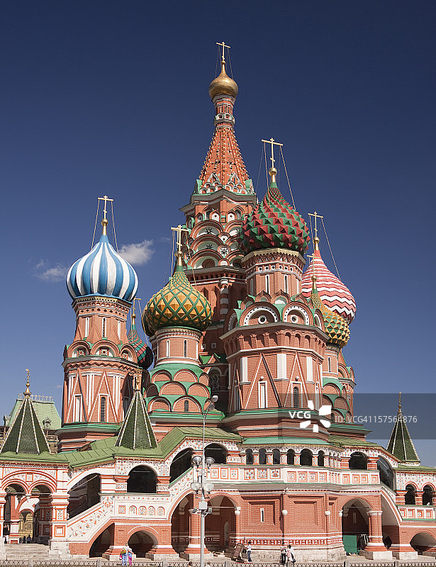 莫斯科圣巴西尔大教堂图片素材