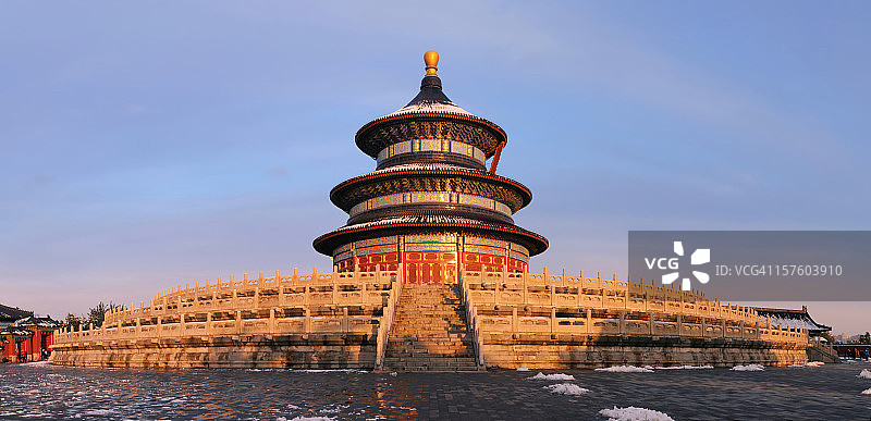 天坛，中国北京著名地标- XXXLarge图片素材