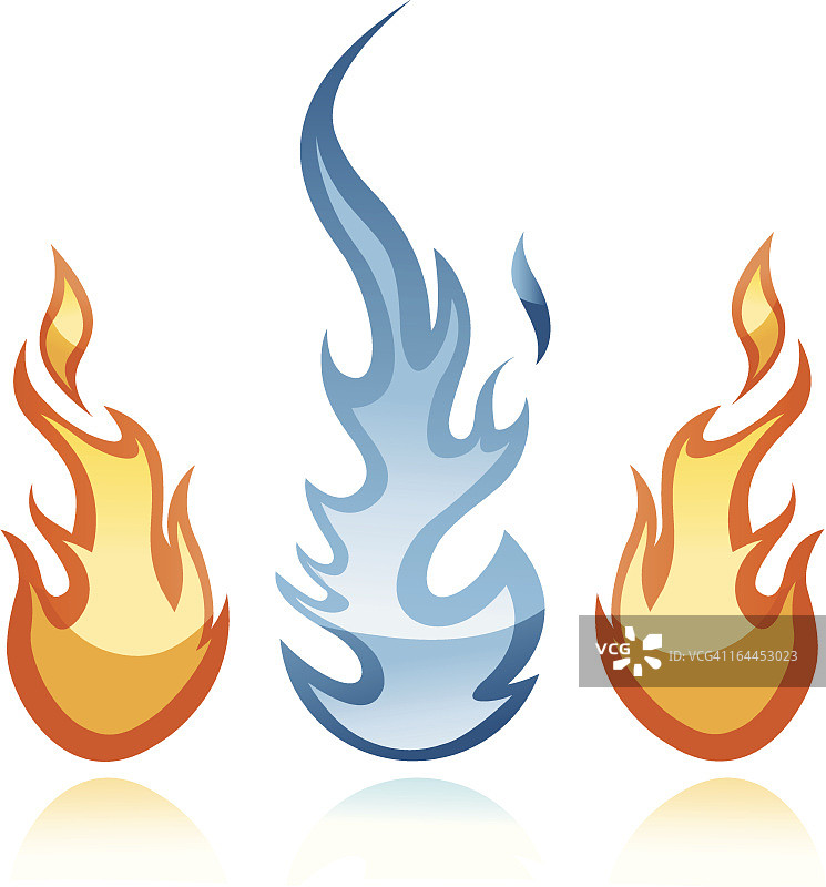 燃烧的火焰-火焰的象征图片素材