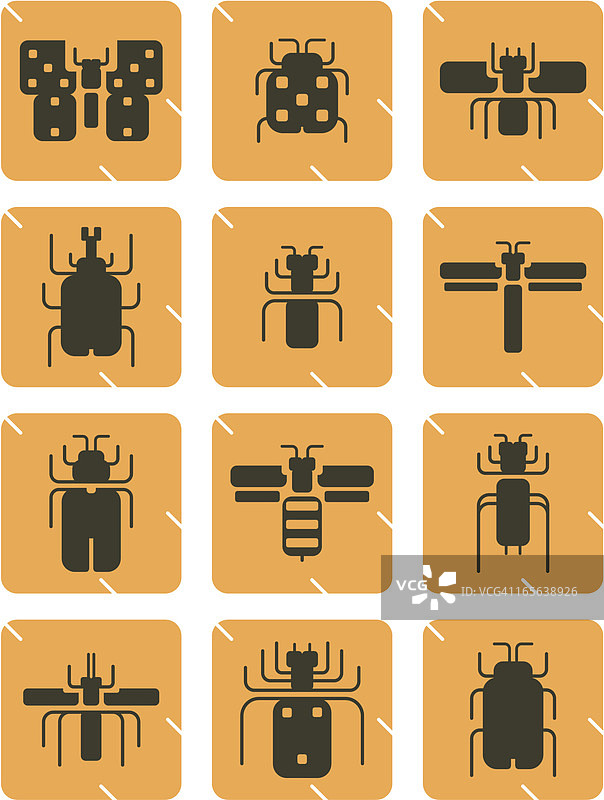 昆虫的图标图片素材