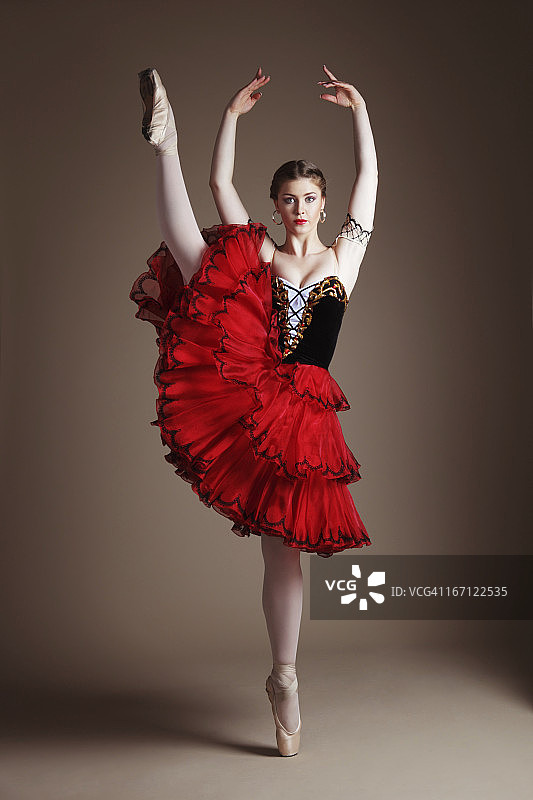 跳芭蕾舞演员图片素材