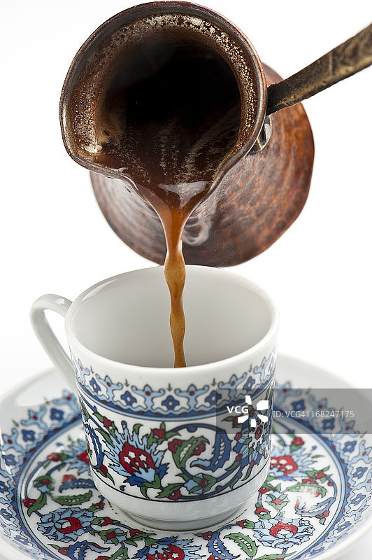 土耳其咖啡服务图片素材