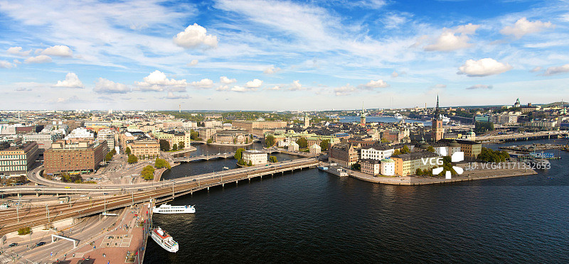 瑞典斯德哥尔摩全景图片素材