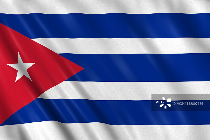 古巴国旗图片素材