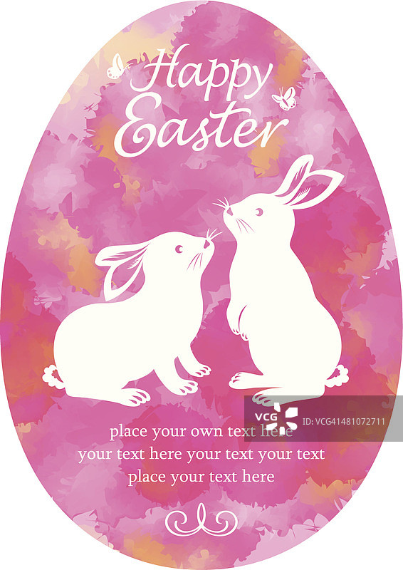 复活节兔子蛋图片素材